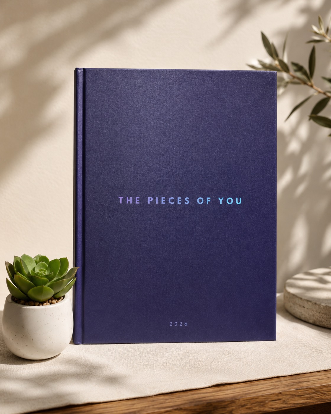 The Pieces of You navy photobook cover
